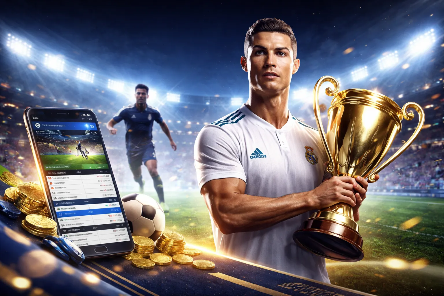 Hình ảnh nền cá cược thể thao 1xBet com